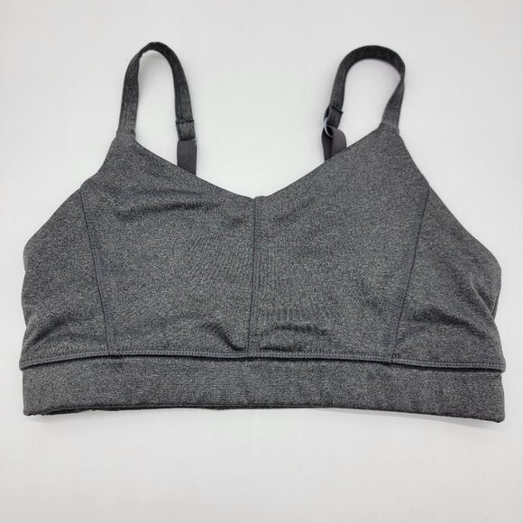 Athletic Works Sports Bra Workout Charcoal Gray M 8-10 Style AWL18043‎ - Picture 1 of 6